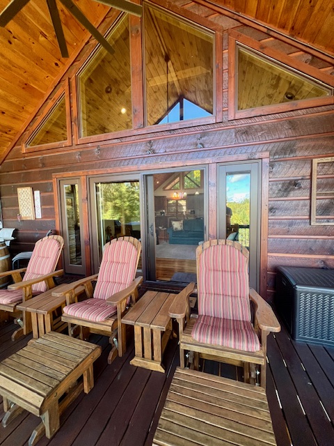 Deck seating / outdoor entertaining